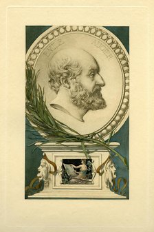 Portrait of Émile Augier (1820-1889). Creator: Anonymous.