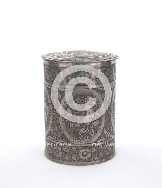 Tea caddy, date unknown. Creator: Unknown.