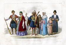 'Georgian, Circassian and Armenian Races', 1873. Artist: J Le Conte