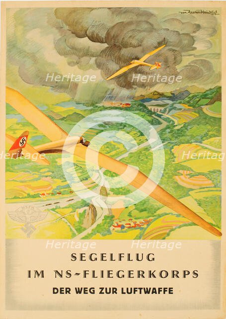 National Socialist Flyers Corps - the way to the Luftwaffe, Early 1940s. Creator: Axster-Heudtlass, Werner von (1898-1949).