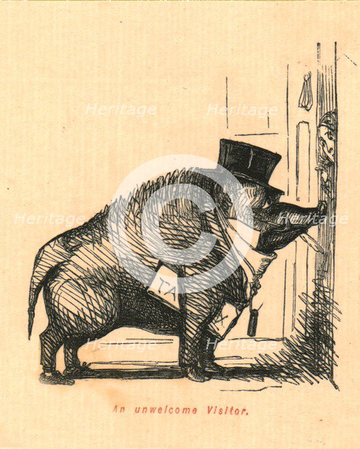 'An Unwelcome Visitor', 1897.  Creator: John Leech.