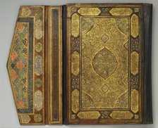 Qur'an Bookbinding Inset with Turquoise, Iran, 16th century. Creator: Unknown.