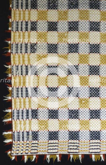 Coverlet, United States, 1820s/30s. Creator: Unknown.