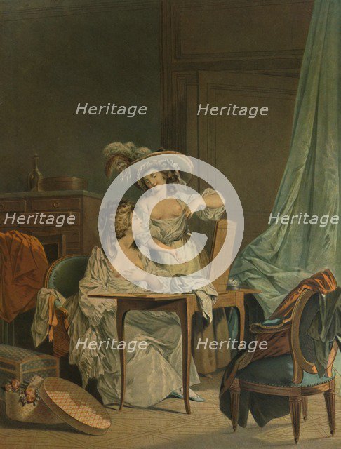 'La Comparaison', (Comparison), 1786, (1913). Artist: Jean Francois Janinet.