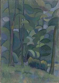 Forest, 1908-1910. Creator: Baranov-Rossiné, Vladimir Davidovich (1888-1942).