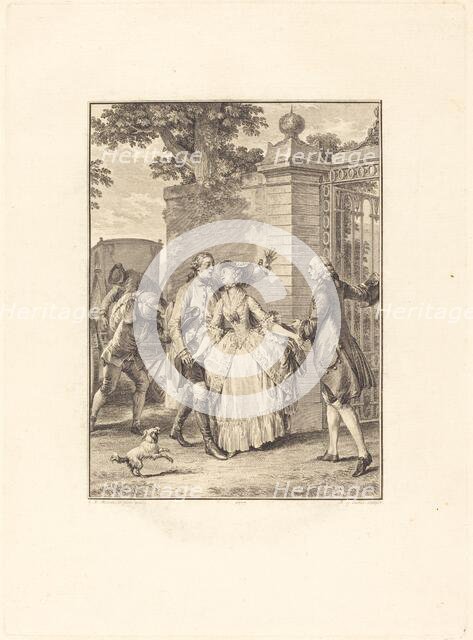 La confiance des belles âmes, 1777. Creator: Antoine Jean Duclos.