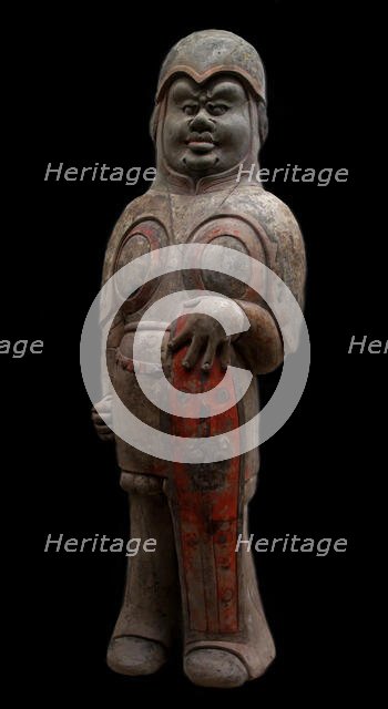 Tomb Guardian. Tomb of Lou Rui, 570. Creator: Chinese Master.