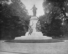 'Lafayette Statue, Washington, D.C.', c1897. Creator: Unknown.