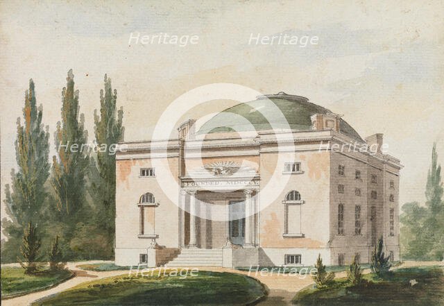 The Pennsylvania Academy of the Fine Arts, Philadelphia (Copy after an Engraving..., 1811-ca. 1813. Creator: Pavel Petrovic Svin'in.