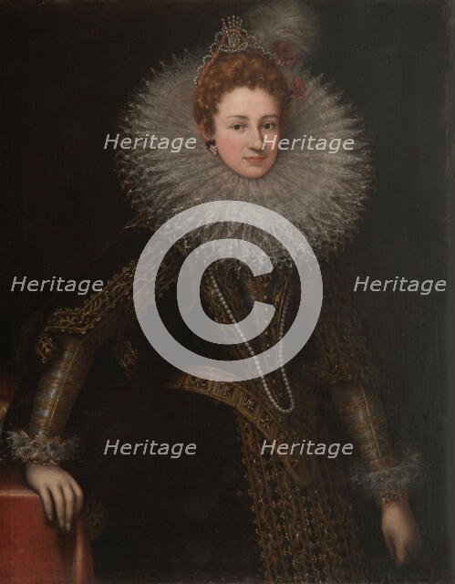 Portrait of Veronica Spinola Serra (1577-1617), 1599-1600. Creator: Deynum (Deynen); Guilliam van (1575-1624).