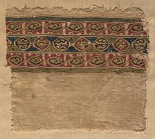 Fragment of a Tiraz-Style Textile, 1081 - 1101. Creator: Unknown.