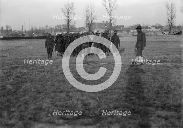 Army, U.S. Colored Soldiers, 1917. Creator: Harris & Ewing.