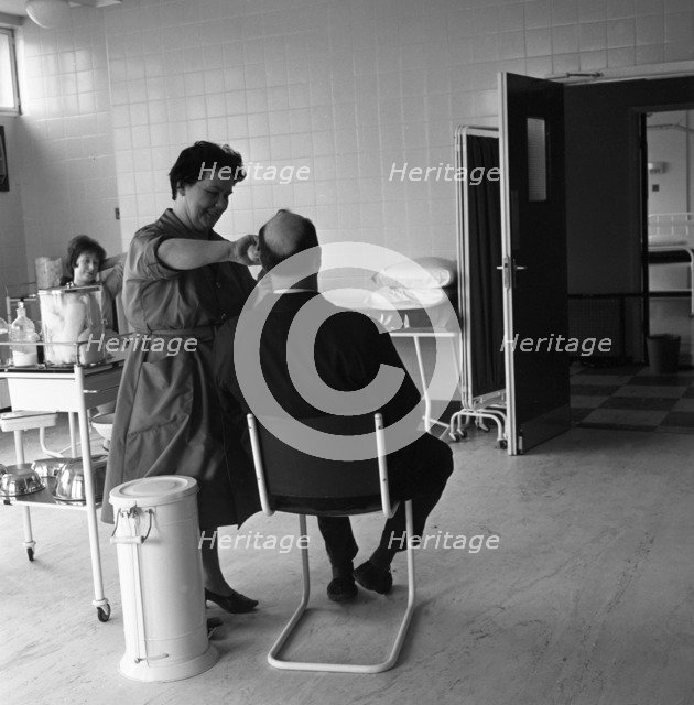 Medical infirmary, Park Gate Iron & Steel Co, Rotherham, South Yorkshire, 1964. Artist: Michael Walters