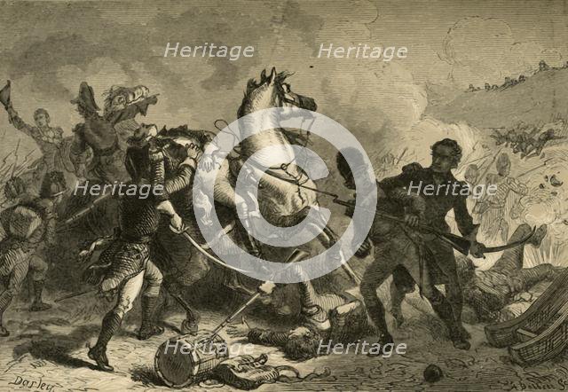 'Battle of New Orleans - Death of General Pakenham', (1878). Creator: Albert Bobbett.