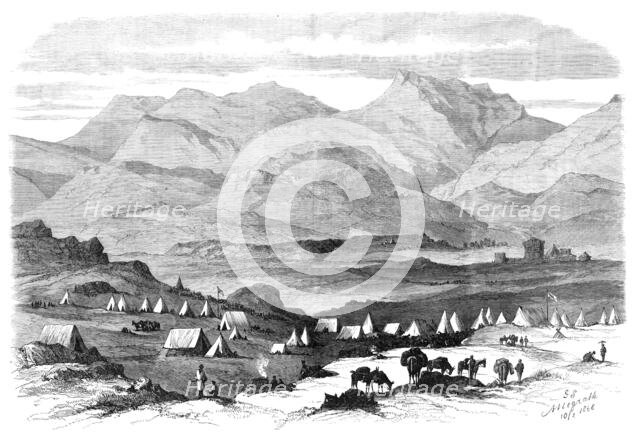 The Abyssinian Expedition: General Sir Robert Napier's camp at Adigerat, 1868. Creator: Unknown.