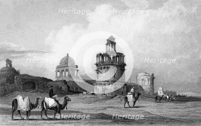'Ruins, - Old Delhi', 1834. Creator: Samuel Prout.