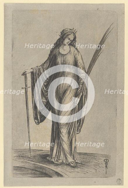 Saint Catherine, ca. 1501-3. Creator: Jacopo de' Barbari.