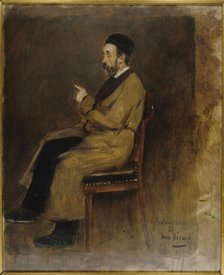 Portrait of Jean-Jacques Weiss (1827-1891), editor of "Journal des Debats", 1889. Creator: Jean Beraud.
