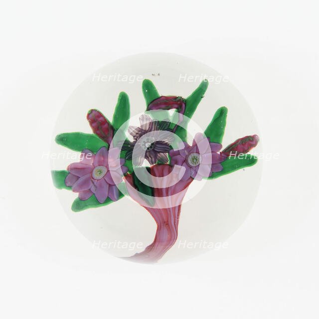 Paperweight, Clichy, 19th century. Creator: Clichy Glassworks.