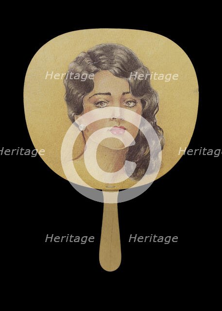 Advertising fan from the Cotton Club, 1923-1935. Creator: Unknown.