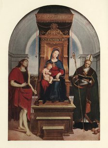 'The Ansidei Madonna', 1505, (c1912). Artist: Raphael.