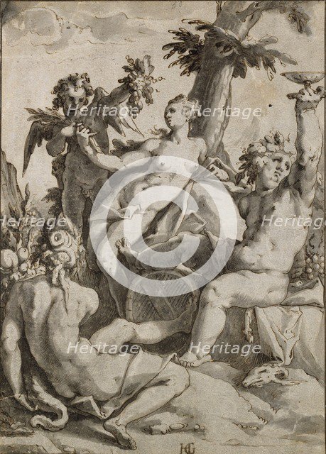 Ceres, Venus and Bacchus, 16th-17th century. Artist: Unknown.