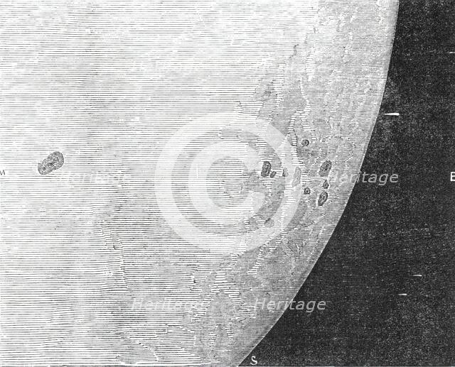 Remarkable faculae and spots seen on the Sun on the 19th and 20th of July, 1860. Creator: Unknown.