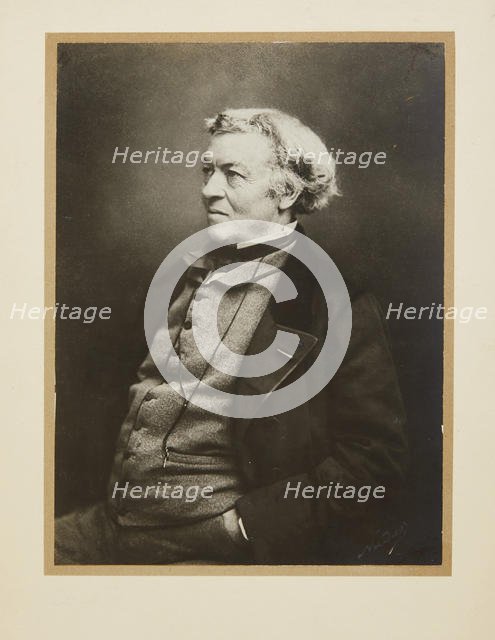 Portrait of Jean-Baptiste Camille Corot (1796-1875) , ca 1860. Creator: Nadar, Gaspard-Félix (1820-1910).