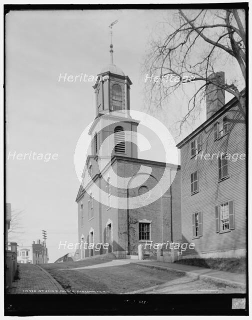 St. John's Church, Portsmouth, N.H., c1902. Creator: Unknown.
