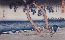 Hamamatsu, from the series Fifty-three Stations of the Tokaido (Marusei..., between c1847 and c1852. Creator: Ando Hiroshige.