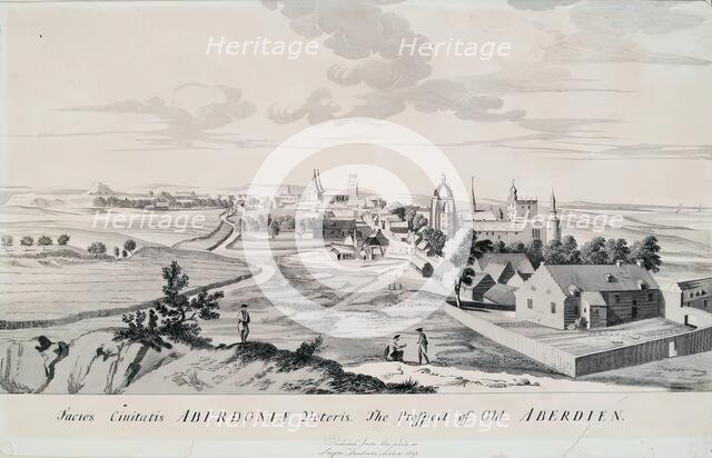 The Prospect of Old Aberdeen, 1814. Creator: Unknown.