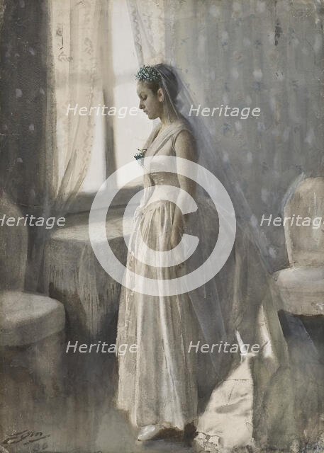 The Bride, 1886. Creator: Anders Leonard Zorn.