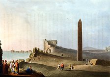 'Obelisks at Alexandria called Cleopatra's Needles', 1802. Artist: Unknown