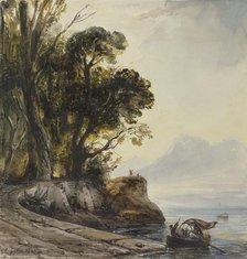 Coastal landscape, 1835. Creator: Theodore Gudin.