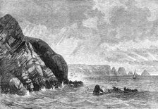 Scene of the wreck of the Gorgone, French man-of-war, 1870. Creator: Unknown.