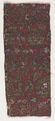 Textile Fragment, 15th century. Creator: Unknown.