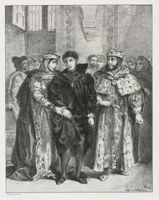 Hamlet, 1834. Creator: Eugène Delacroix (French, 1798-1863).