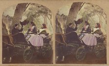 The Morning Drive., about 1855. Creator: Alfred Silvester.