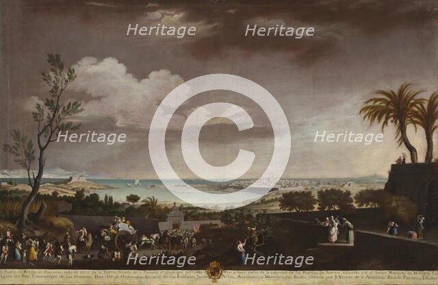 View of the Port of Antibes (El puerto de Antibes) (image 2 of 3), 1771. Creator: Juan Patricio Morlete Ruiz.