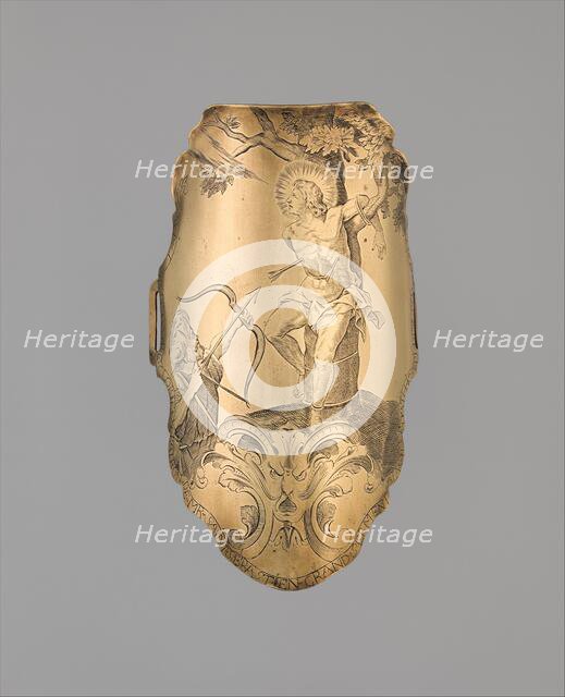 Archer's Arm Guard (Bracer), Belgian, dated 1752. Creator: Unknown.