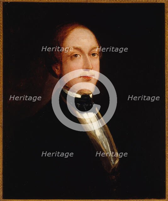 Portrait of Henri de Bourbon, duc de Bordeaux, comte de Chambord (1820-1883), 1847. Creator: John-Lewis Brown.