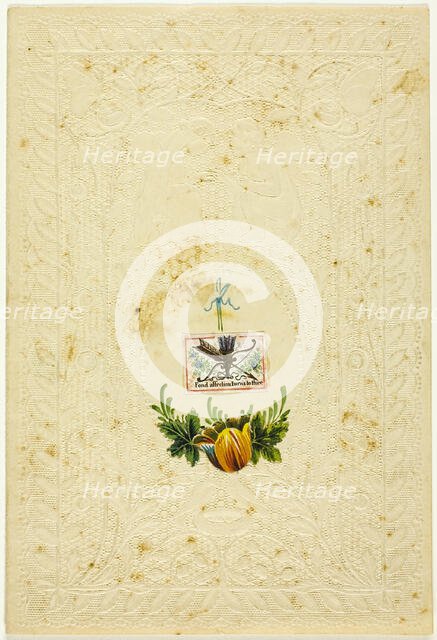 Fond Affection Turns to Thee (valentine), 1840/49. Creator: Unknown.