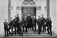 Field Marshal Lord Roberts and his headquarters staff, Kilmainham, Ireland, 1896.Artist: Lafayette