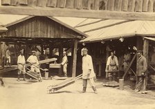 Indoor Work at the Old Algachinsk Silver and Lead Ore Enrichment Plant, 1891. Creator: Aleksei Kuznetsov.