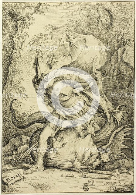 Saint George and the Dragon, n.d. Creator: Giovanni Ponticelli.