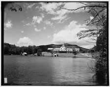 Silver Lake and hotel, Green Mountains, between 1900 and 1906. Creator: Unknown.