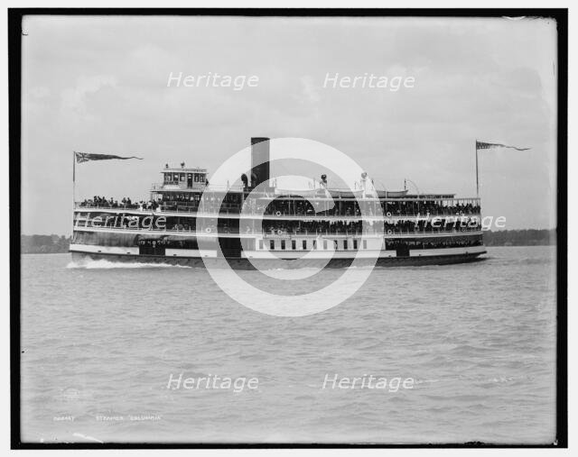 Steamer Columbia, c1908. Creator: Unknown.