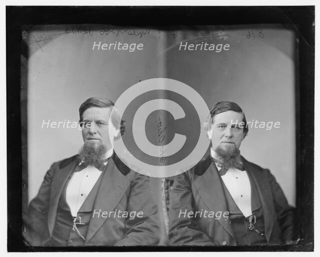 Jonathan Taylor Updegraff of Ohio, 1865-1880. Creator: Unknown.