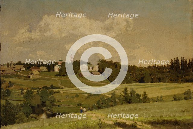The Akhtyrka estate, 1880. Artist: Vasnetsov, Appolinari Mikhaylovich (1856-1933)