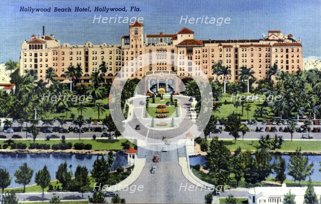 Hollywood Beach Hotel, Hollywood, Florida, USA, 1940. Artist: Unknown